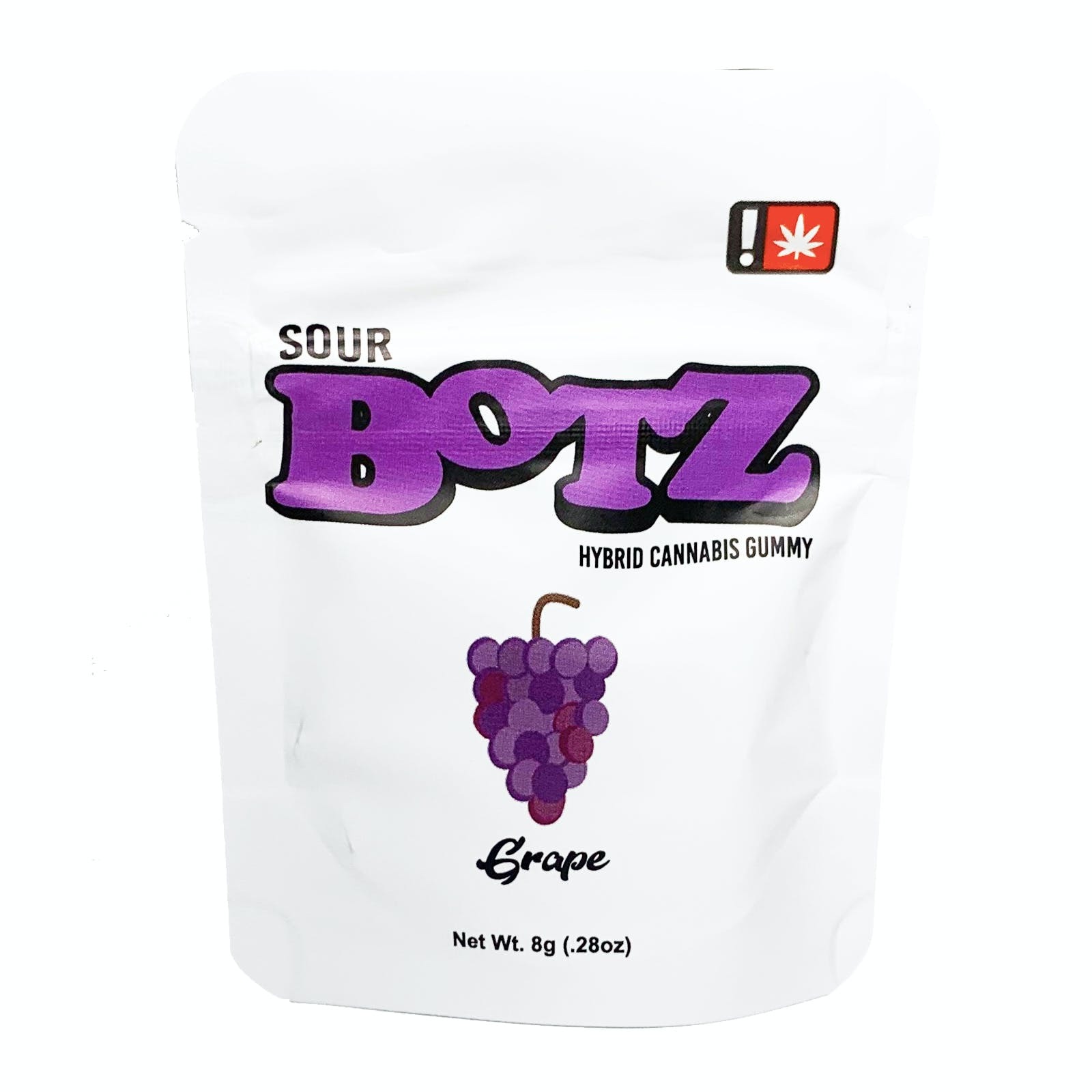 Sour Botz Grape Gummy 50mg Single Leafly